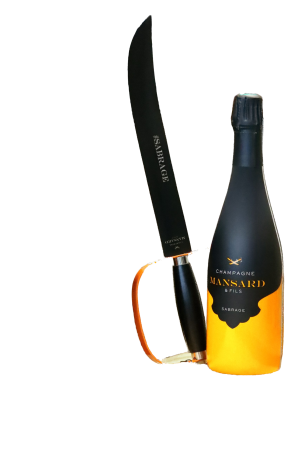 NV   Sabrage Sæt, Mansard. Champagne. Frankrig.