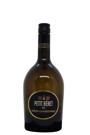 Alternative view of NV   Virgin Chardonnay, Petit Béret. Toulouse, Frankrig.